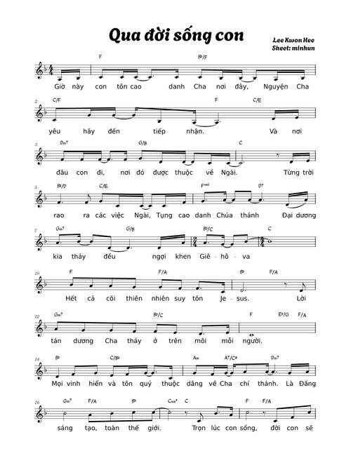 Qua đời sống con – davidtruongnt