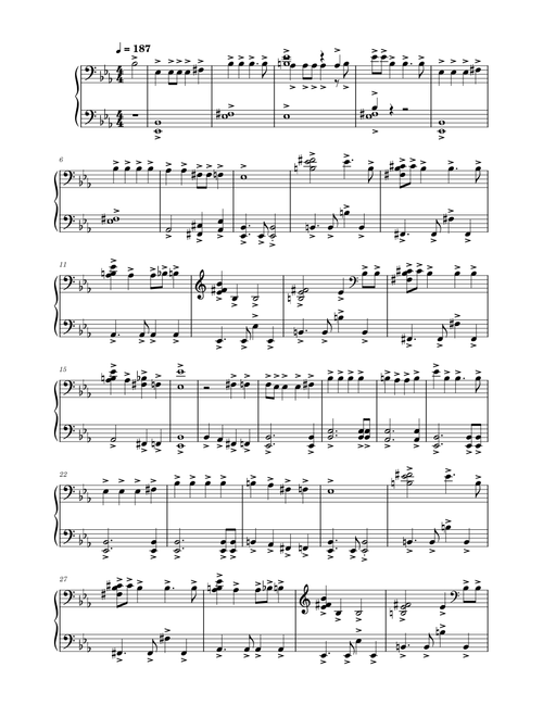 Wellerman Sea Shanty Piano Arrangement