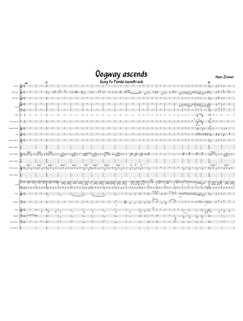 Kung Fu Panda - Oogway ascends - RENAZZO ORCHESTRA