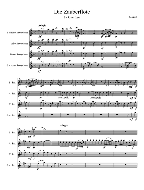 Die Zauberflöte - I Overture