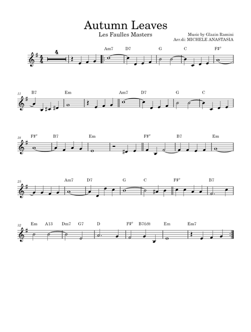 Autumn Leaves – Stephen DeCesare