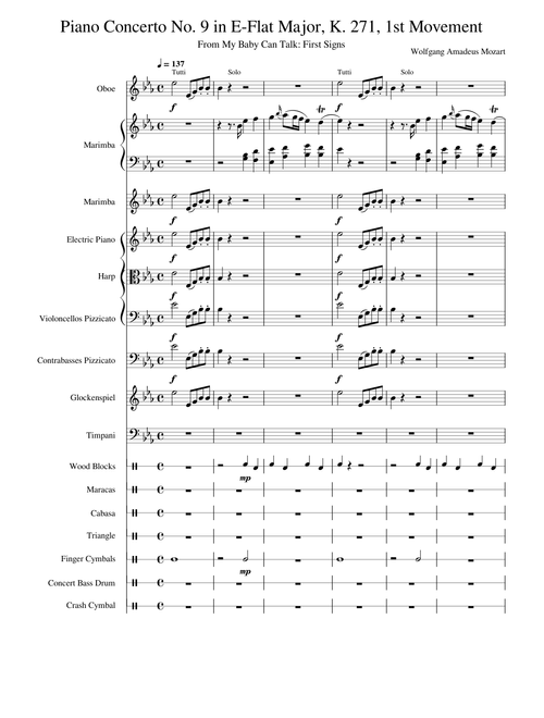 Piano Concerto No. 9 in E-Flat Major, K. 271, 1st Movement