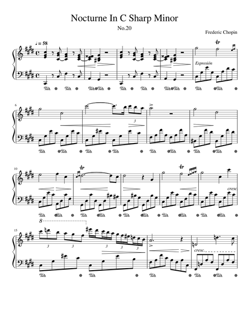 Nocturne In C Sharp Minor