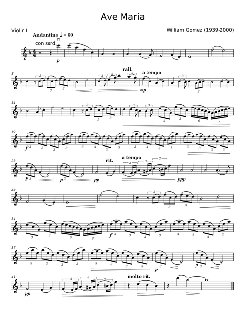 Ave maria - William Gomez