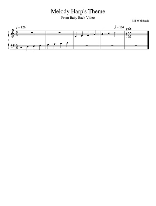 Melody Harp's Theme - Baby Bach