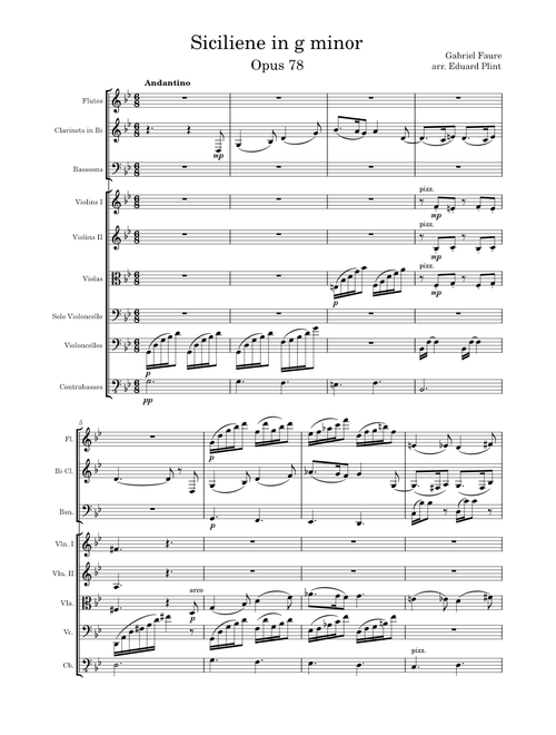 Sicilienne, Op.78 – Gabriel Fauré