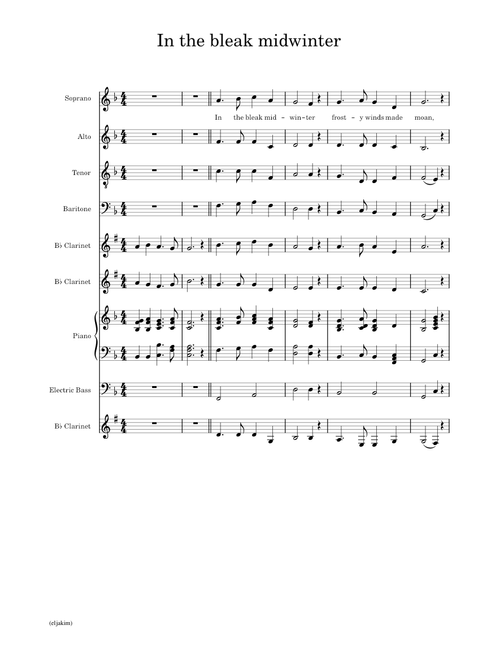 In The Bleak Midwinter – Misc tunes