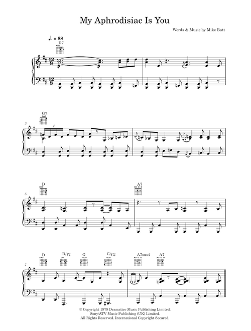 My aphrodisiac is you - Katie Melua (Piano-Vocal-Guitar (Piano Accompaniment))