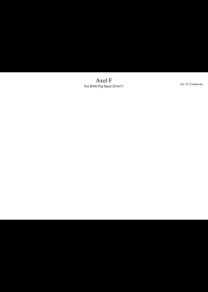 Play Official version of Axel F Sheet Music by Crazy Frog for Saxophone ...