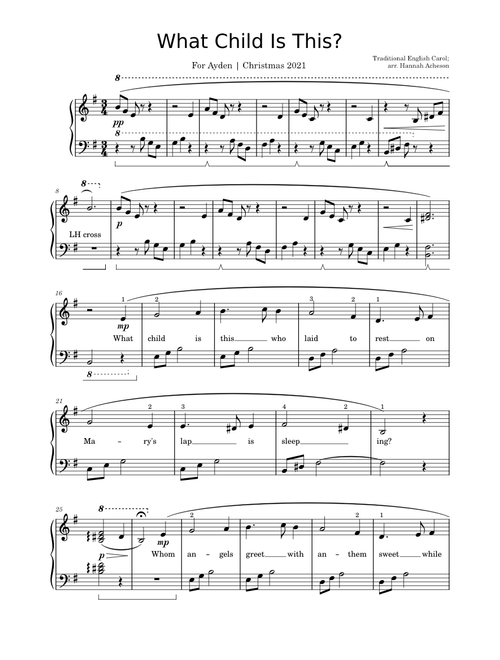 What Child Is This? (Greensleeves) | LEVEL 3A