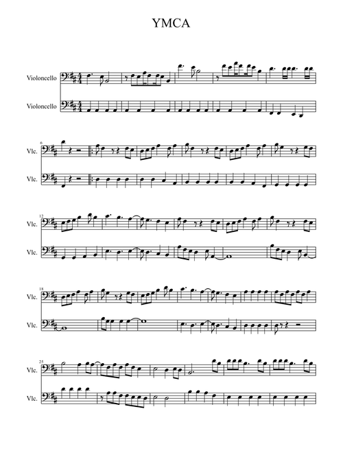 YMCA Cello Duet