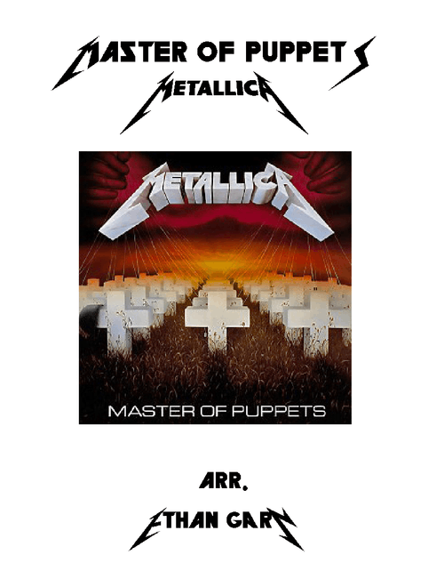 Master of Puppets - Metallica