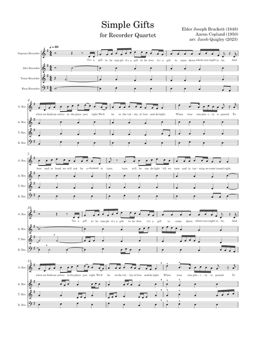 Simple Gifts – Elder Joseph Brackett Simple Gifts
