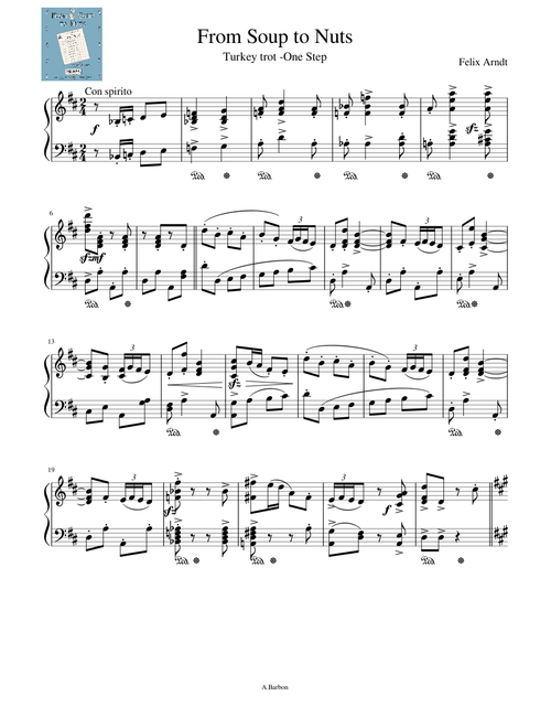 From Soup to Nuts by Félix Arndt (1914 ) One Step