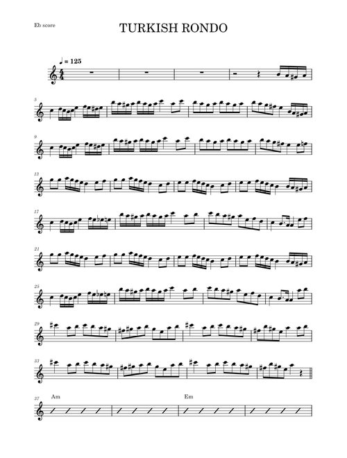 Turkish March (Rondo Alla Turca) – Wolfgang Amadeus Mozart (ELECTRO SWING RMX)