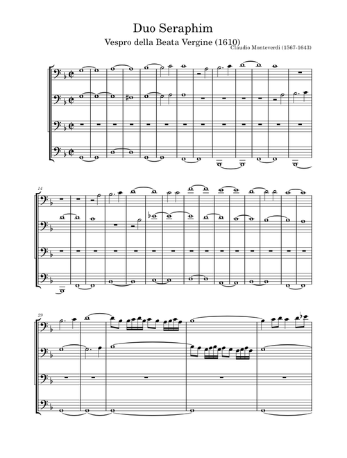 Vespro della Beata Vergine – Duo Seraphim