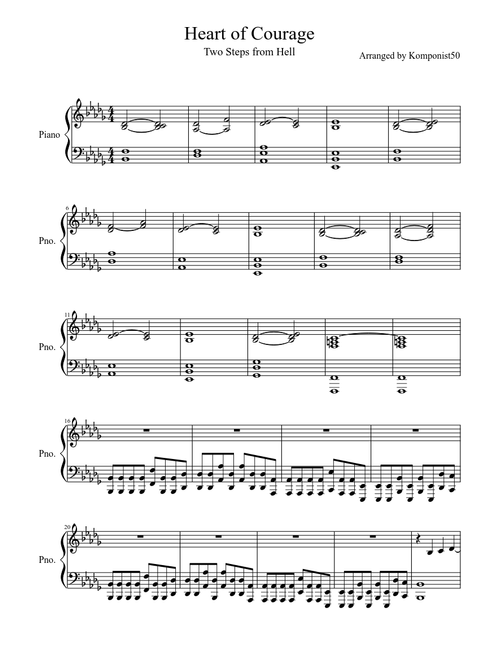 Heart of Courage Piano