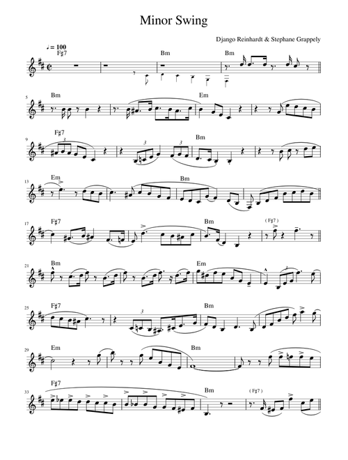 Clarinet Swings sheet music by marcpoujol | Play, print, and