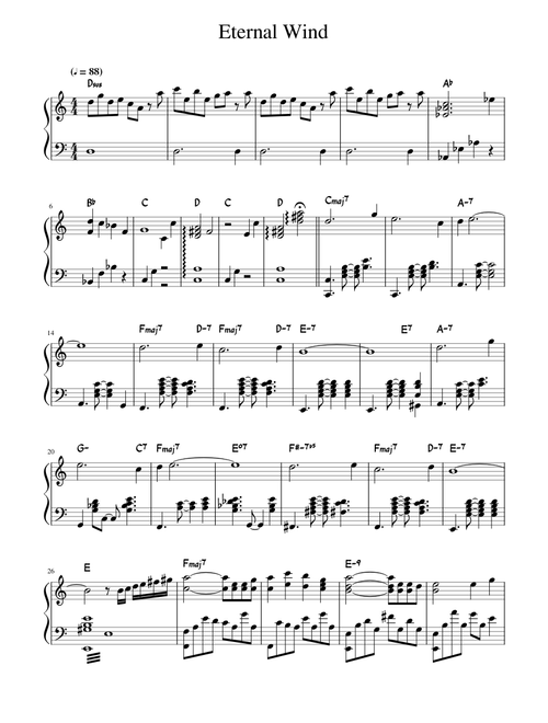 Eternal Wind for Piano - Final Fantasy XIV