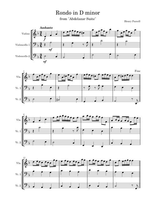 Rondo in D minor (Purcell)