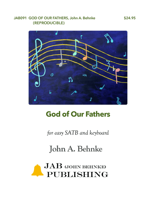 God of Our Fathers (Arr. John A. Behnke) - George Warren (Piano-Vocal-Guitar (Piano Accompaniment))
