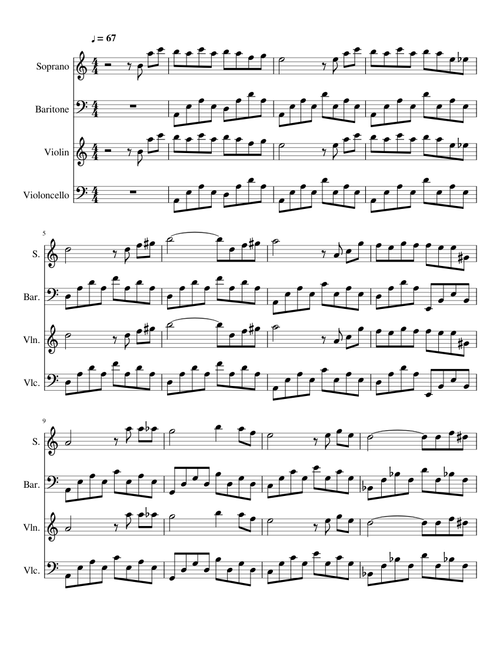 Speak Softly love (Violin and vocals)