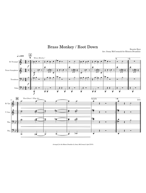 Brass Monkey / Root Down
