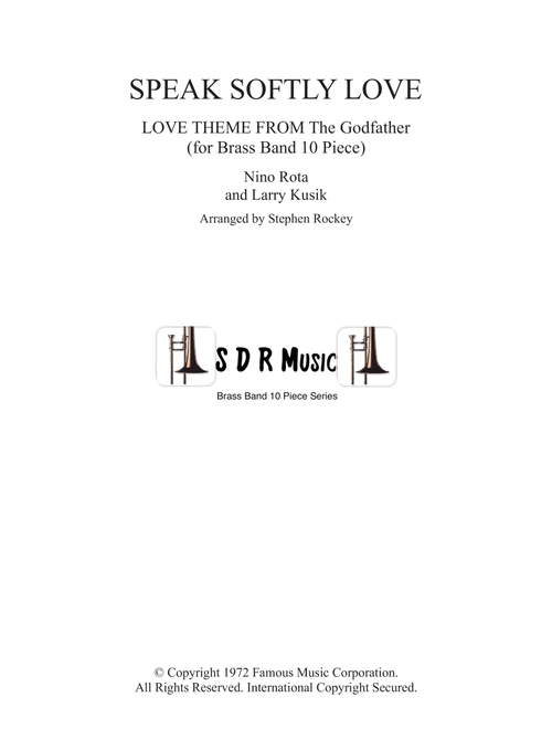 Speak Softly Love (Arr. Stephen Rockey) - Nino Rota (Brass Ensemble)