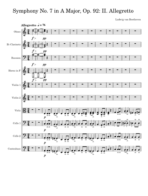 Symphony No.7, 2nd Movement - Beethoven