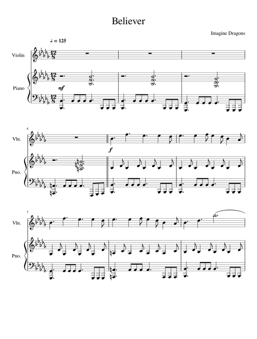 Believer Violin