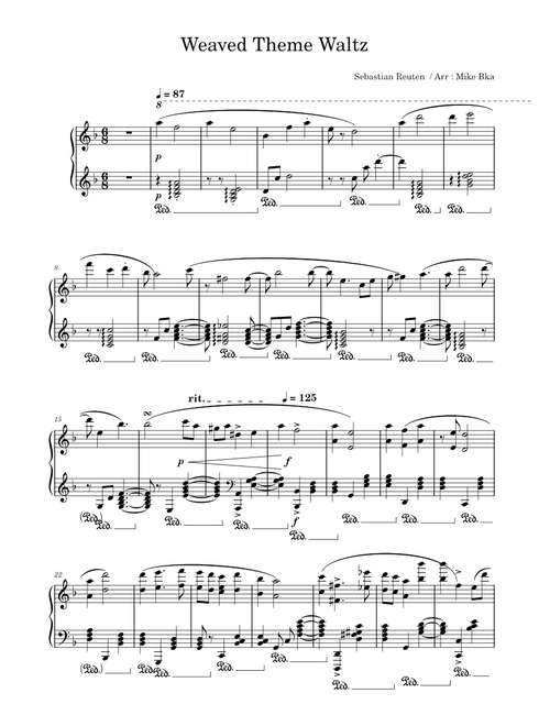 Weaved Theme Waltz