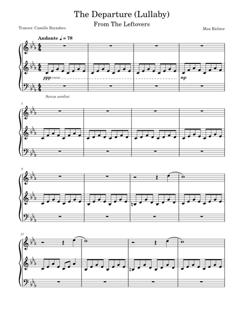 The Departure (Lullaby) - The Leftovers - Max Richter