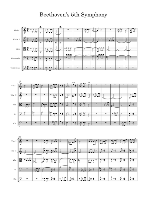 Beethoven's 5th Symphony