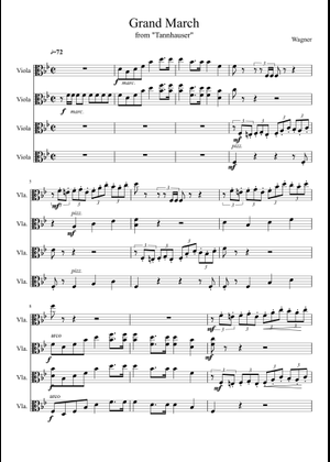 ワグナー Tannhäuser ピアノヴォーカルスコア シャーマー版 楽譜 Tannhauser by Richard Wagner - Concert Band - Grade 4 Sheet Music