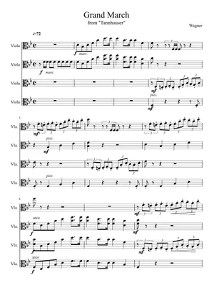 Tannhäuser, WWV 70 – Richard Wagner Tanhauser Ouverture Sheet Tannhäuser, WWV 70 – Richard Wagner Tanhauser Ouverture Sheet