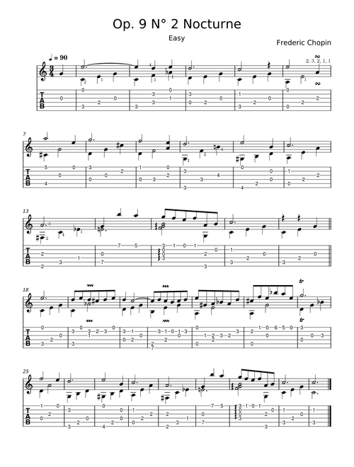 Nocturne In Eb Major, Op.9, No.2 - Frédéric Chopin