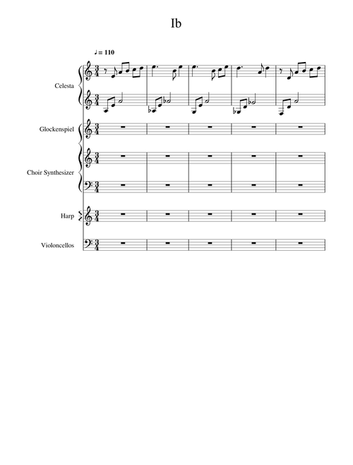 Memory sheet music arranged by My_Other_Good_Side22