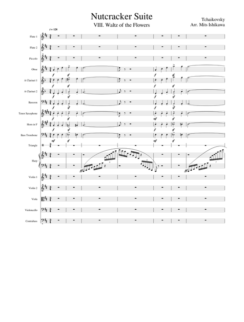 Nutcracker Suite ~VIII. Waltz of the Flowers~