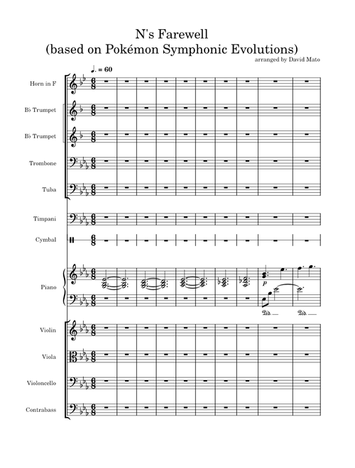N's Farewell – Shota Kageyama N's Farewell based on Pokémon Symphonic Evolutions