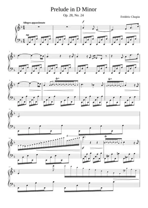 Preludes di Frédéric Chopin » Spartiti per pianoforte - HN882 Preludes di Frédéric Chopin » Spartiti per pianoforte - HN882