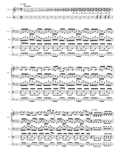 Tarkus (Full score, still working on the drums) - Emerson, Lake & Palmer