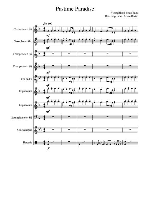 Pastime Paradise – Youngblood Brass Band Pastime Paradise