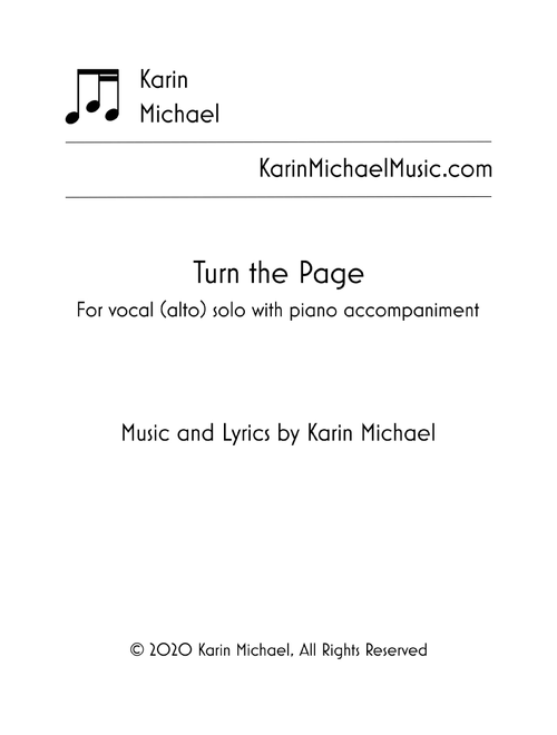 Turn the Page - Karin Michael (Vocal Solo)