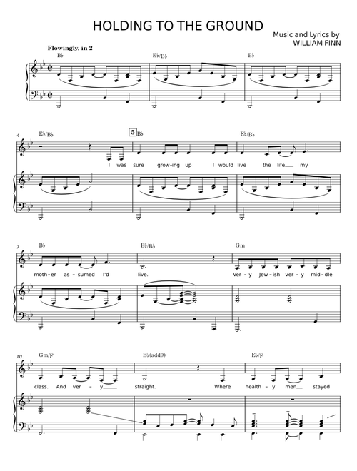 Holding to the ground - William Finn