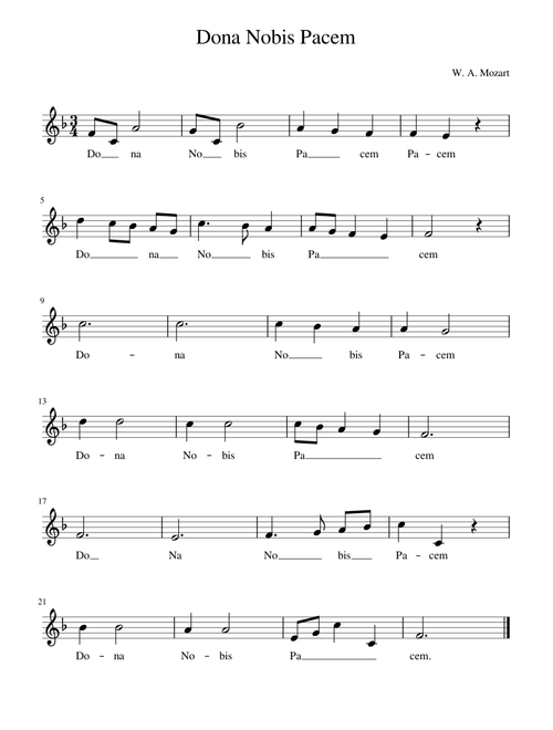 Dona Nobis Pacem