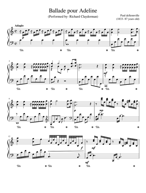 Ballade pour Adeline
