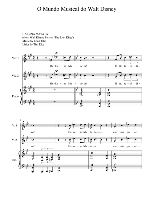 O Mundo Musical do Walt Disney tutti