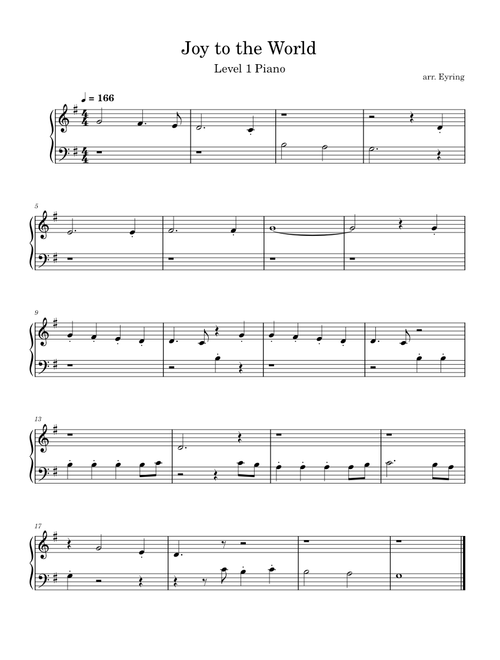 Joy to the World – Isaac Watts
