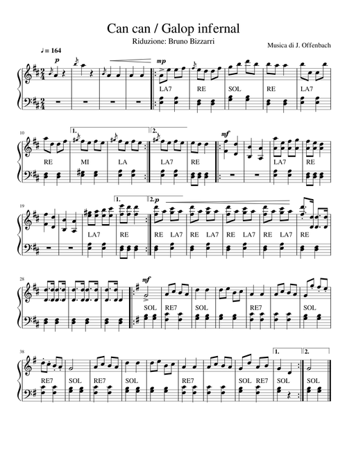 Infernal Galop (Can-Can) – Jacques Offenbach Can can   Galop infernal