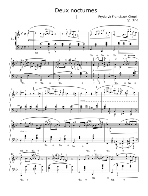 Nocturne, Op.37 No.1 in G minor - Frédéric Chopin